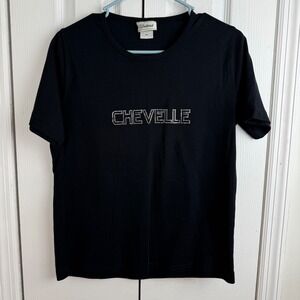 Chevelle Rhinestone Shirt Distinct M Rock Band Tee Y2K Bling Graphic Top